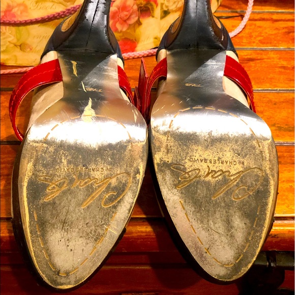 CHARLES-CHARLES BY DAVID unique inara Mary Jean pump. Size 8. - Picture 10 of 12